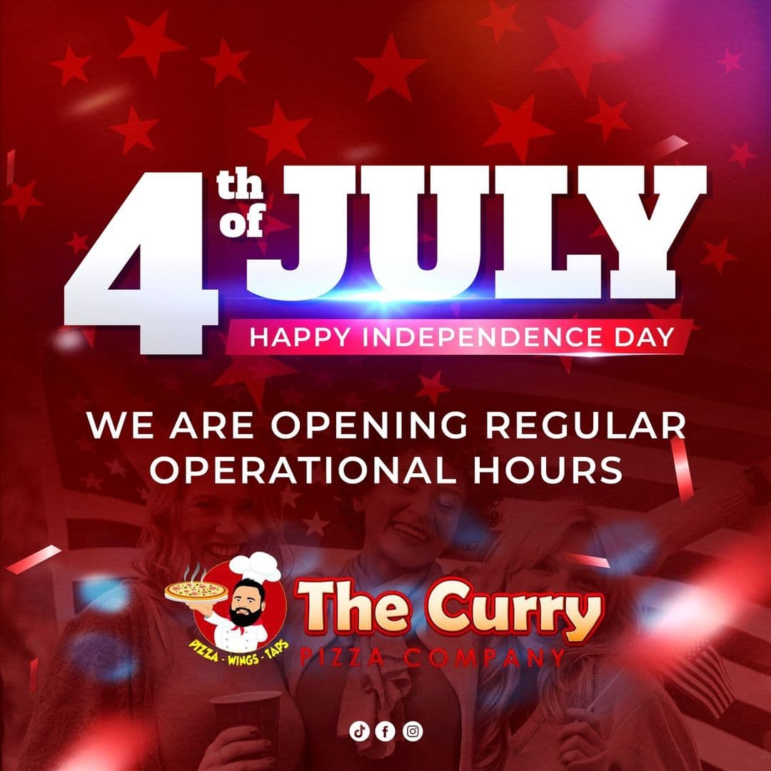Curry Pizza Company 4th of July celebration