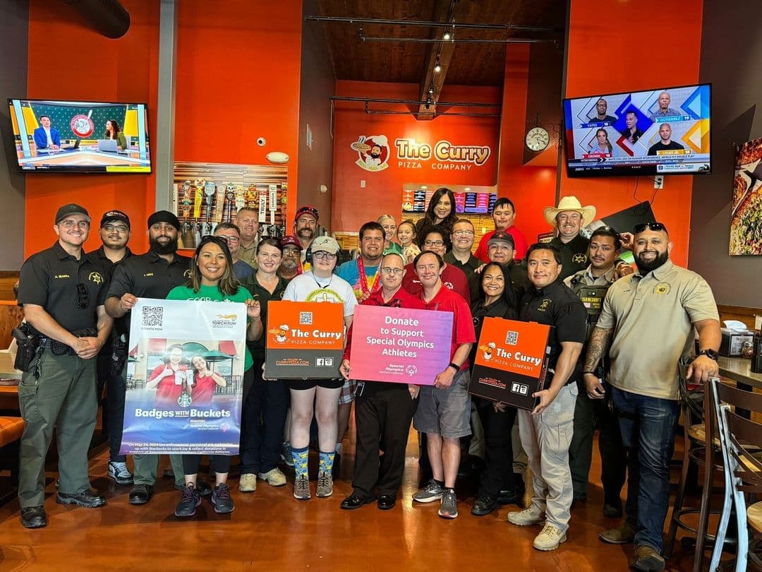 Curry Pizza Company supporting Special Olympics athletes