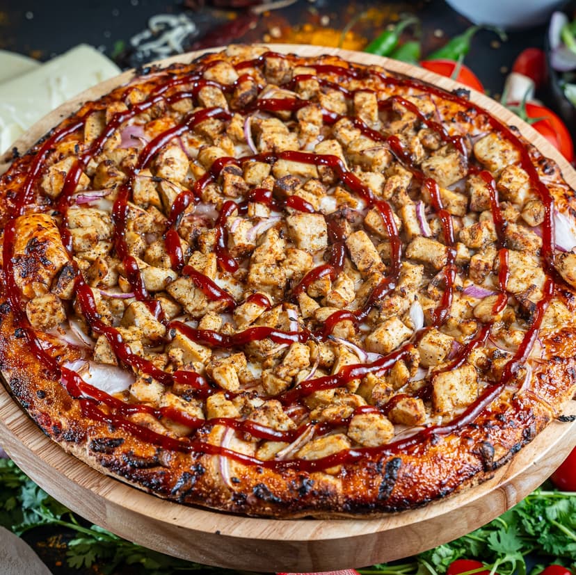Spicy BBQ Chicken Pizza