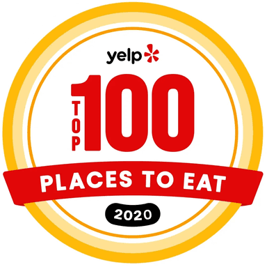 Yelp Top 100 Places to Eat 2020