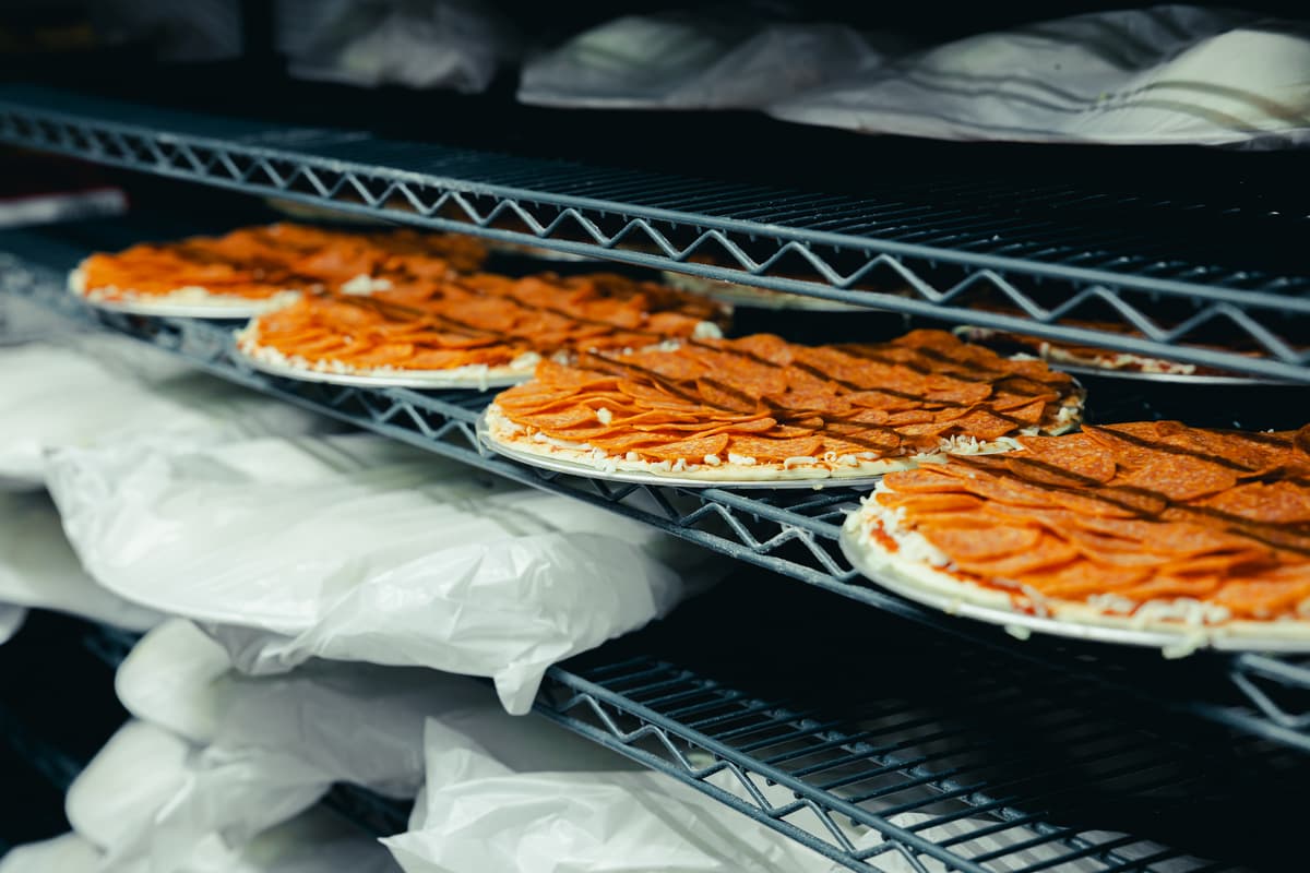 Curry Pizza social event catering spread